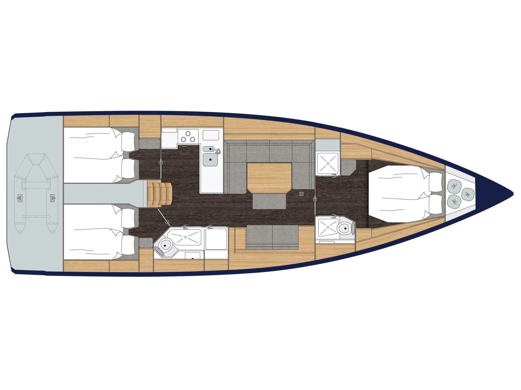 Bavaria C45 (3 cbs) — photo 3