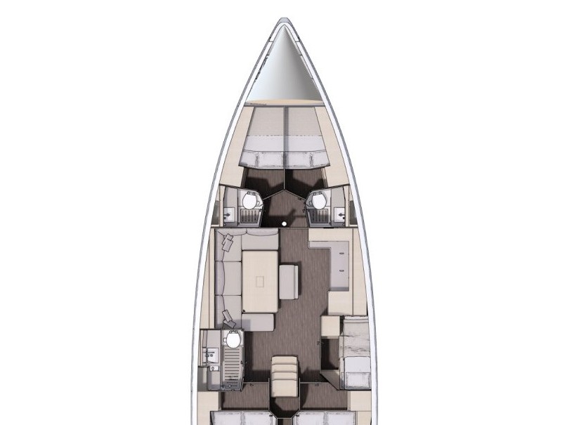 Dufour 470 - 5 cabins — photo 12