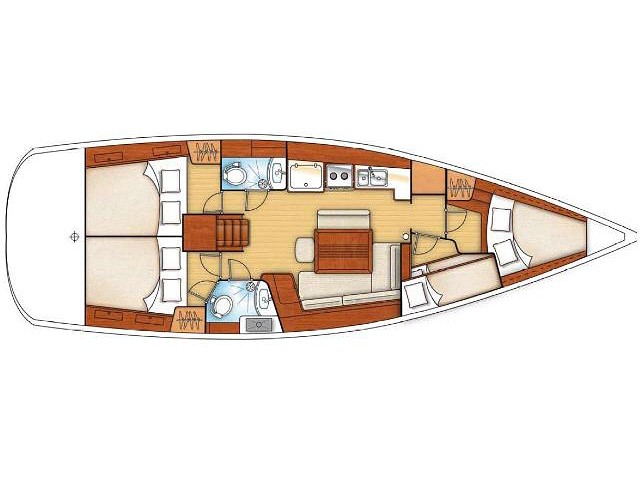 Oceanis 43 (4 cbs) — photo 2
