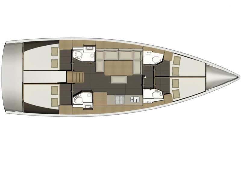 Dufour 460 Grand Large 4 cabin — photo 24