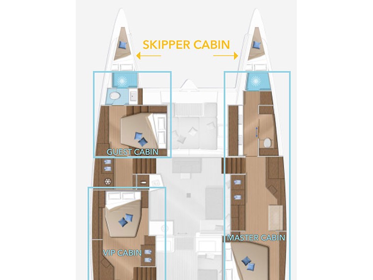 Lagoon 52 F owner version — photo 72