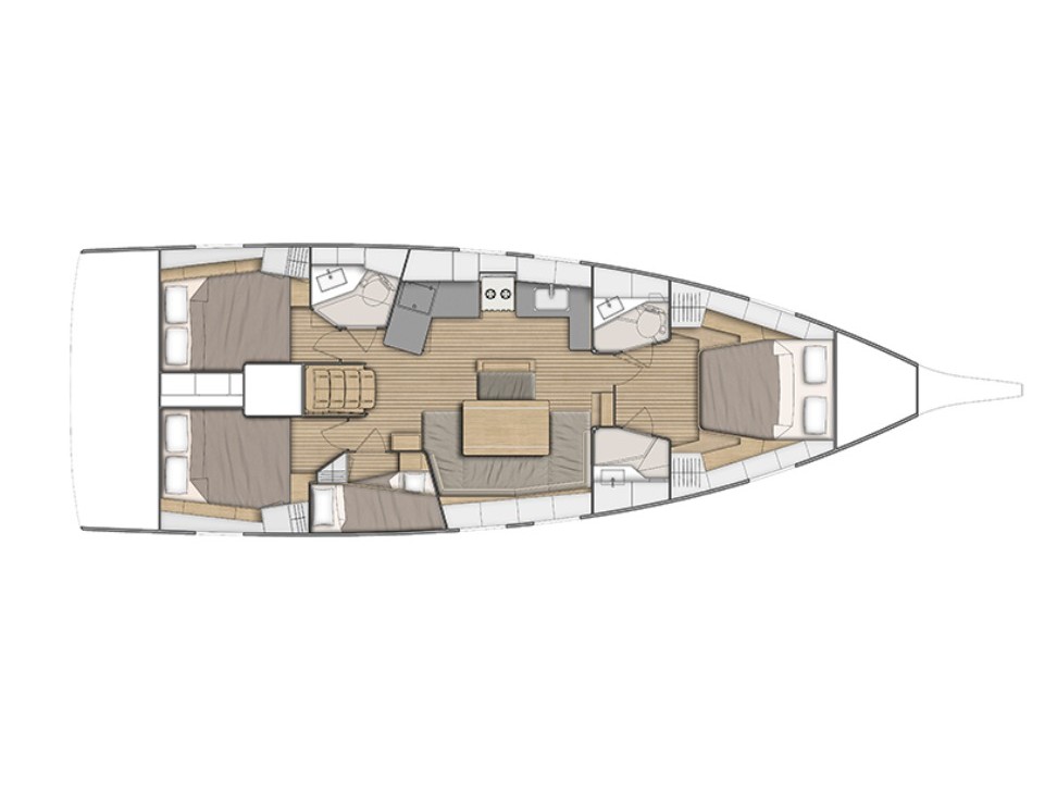 Oceanis 46.1 (bunk cab) — photo 2