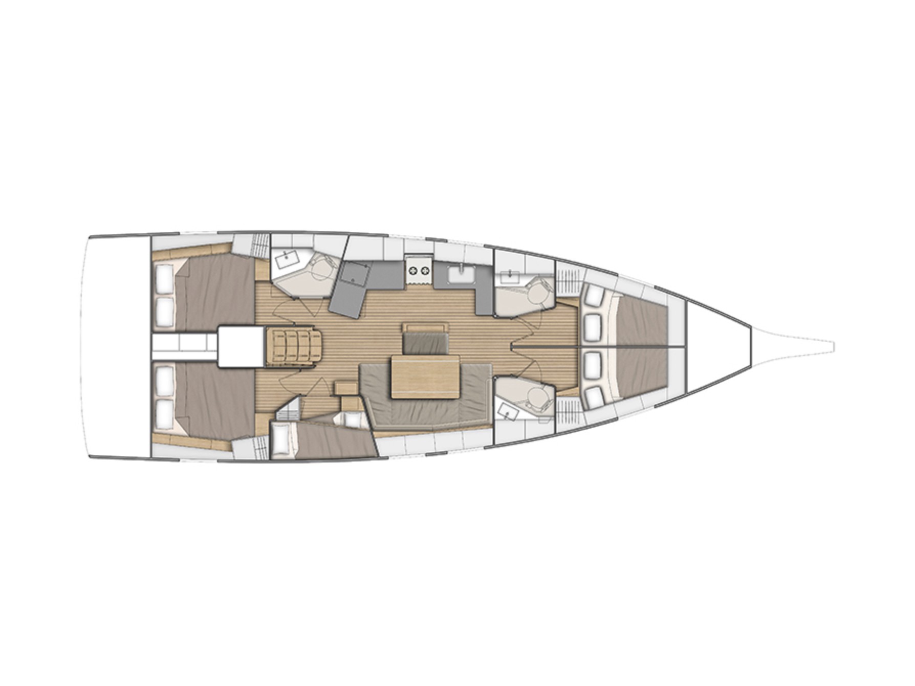 Oceanis 46.1 (5 cab) — photo 17
