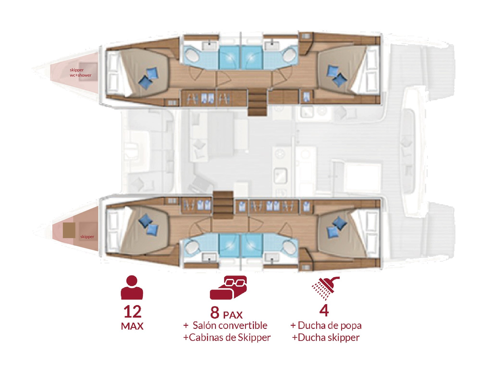 LAGOON 46 / 4 CABINS — photo 23
