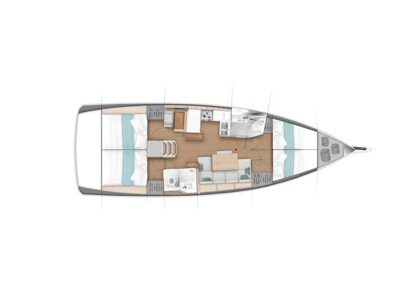 SUN ODYSSEY 440 - 4 cabines — photo 343