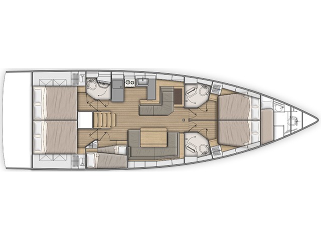 Oceanis 51.1 (5+1 cab) & GEN — photo 12