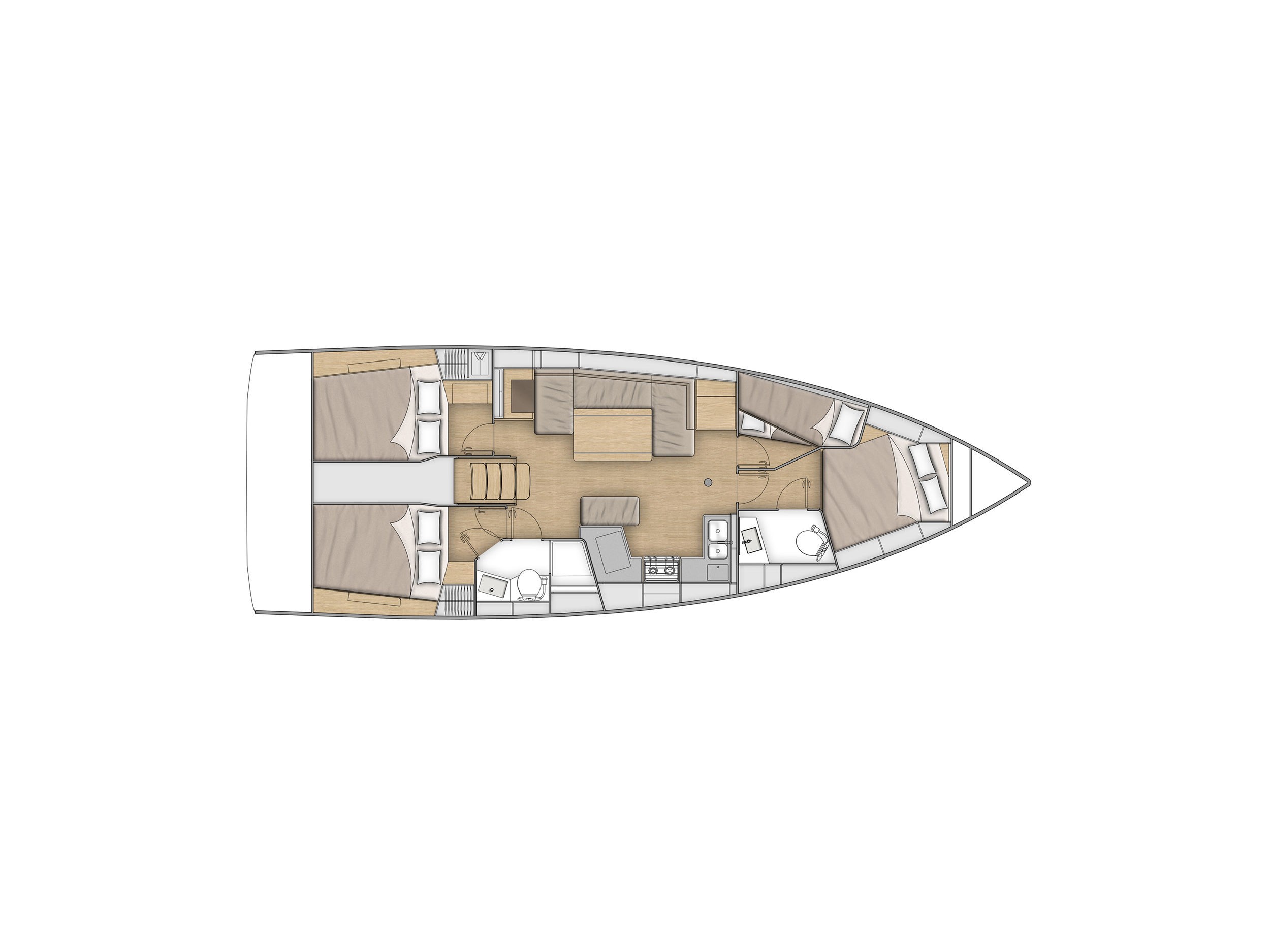 Oceanis 40.1 (3+1 cab) — photo 10