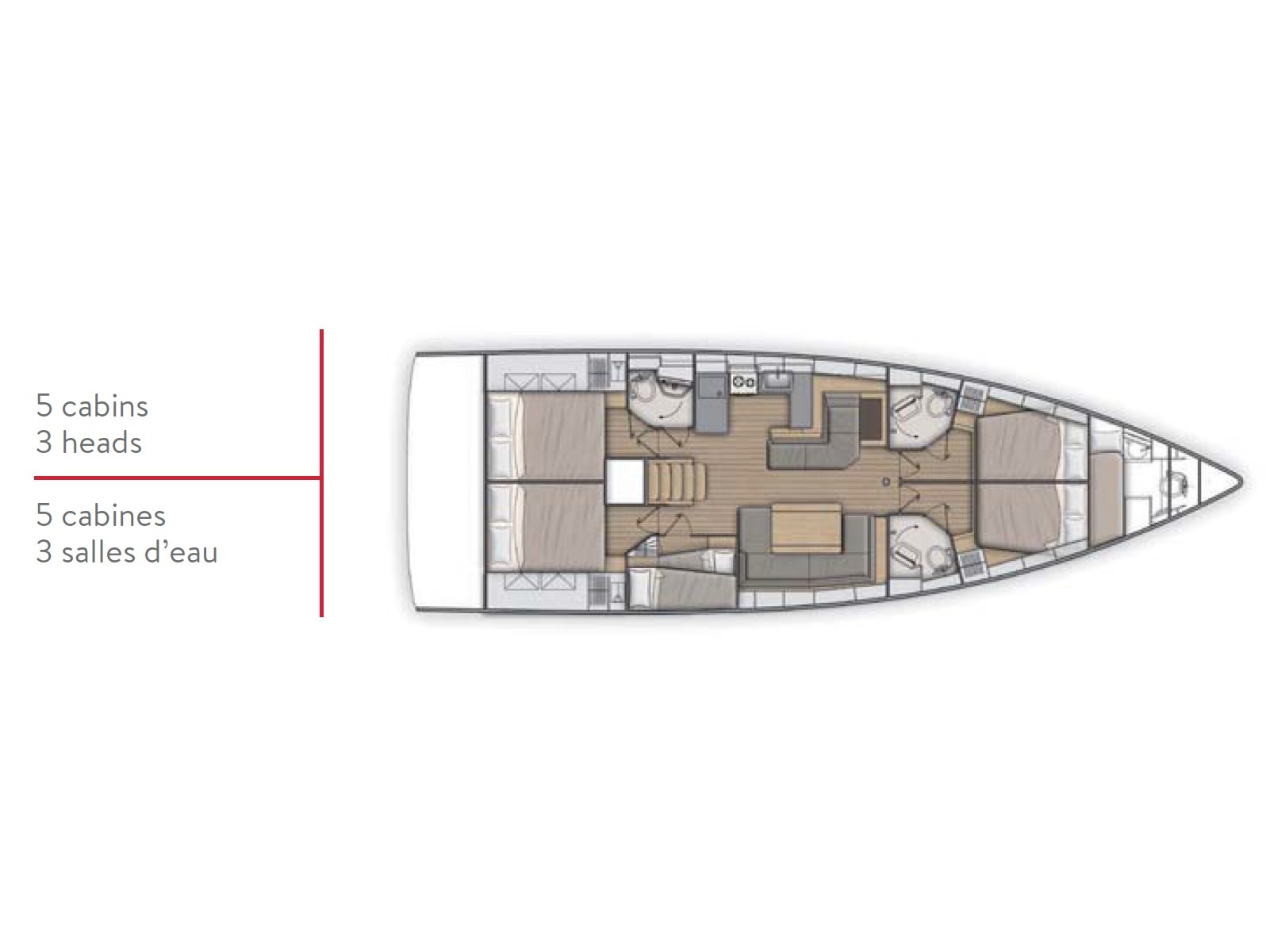 Oceanis 51.1 — photo 12