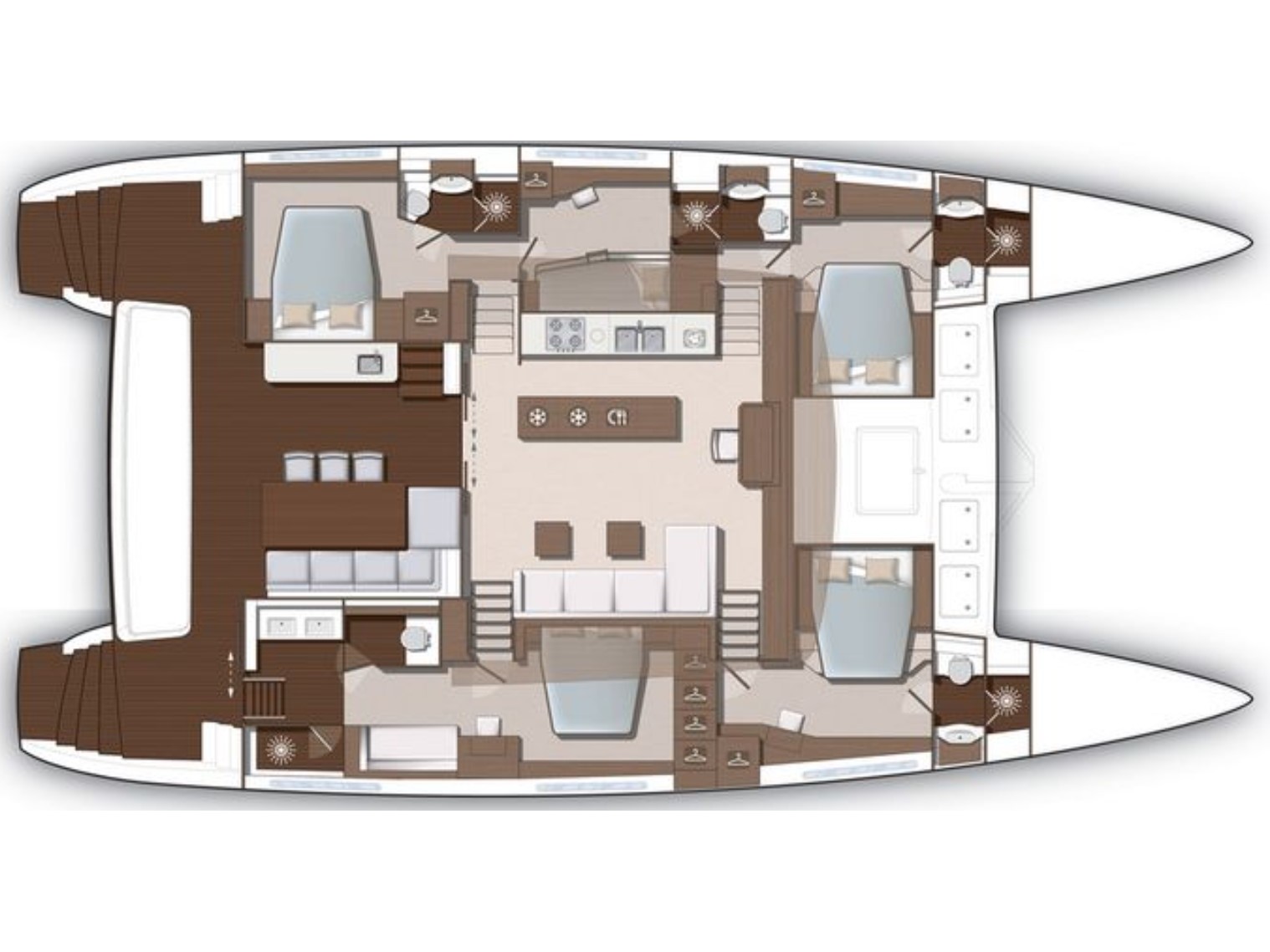 Lagoon 630 Powercat LUX — photo 30