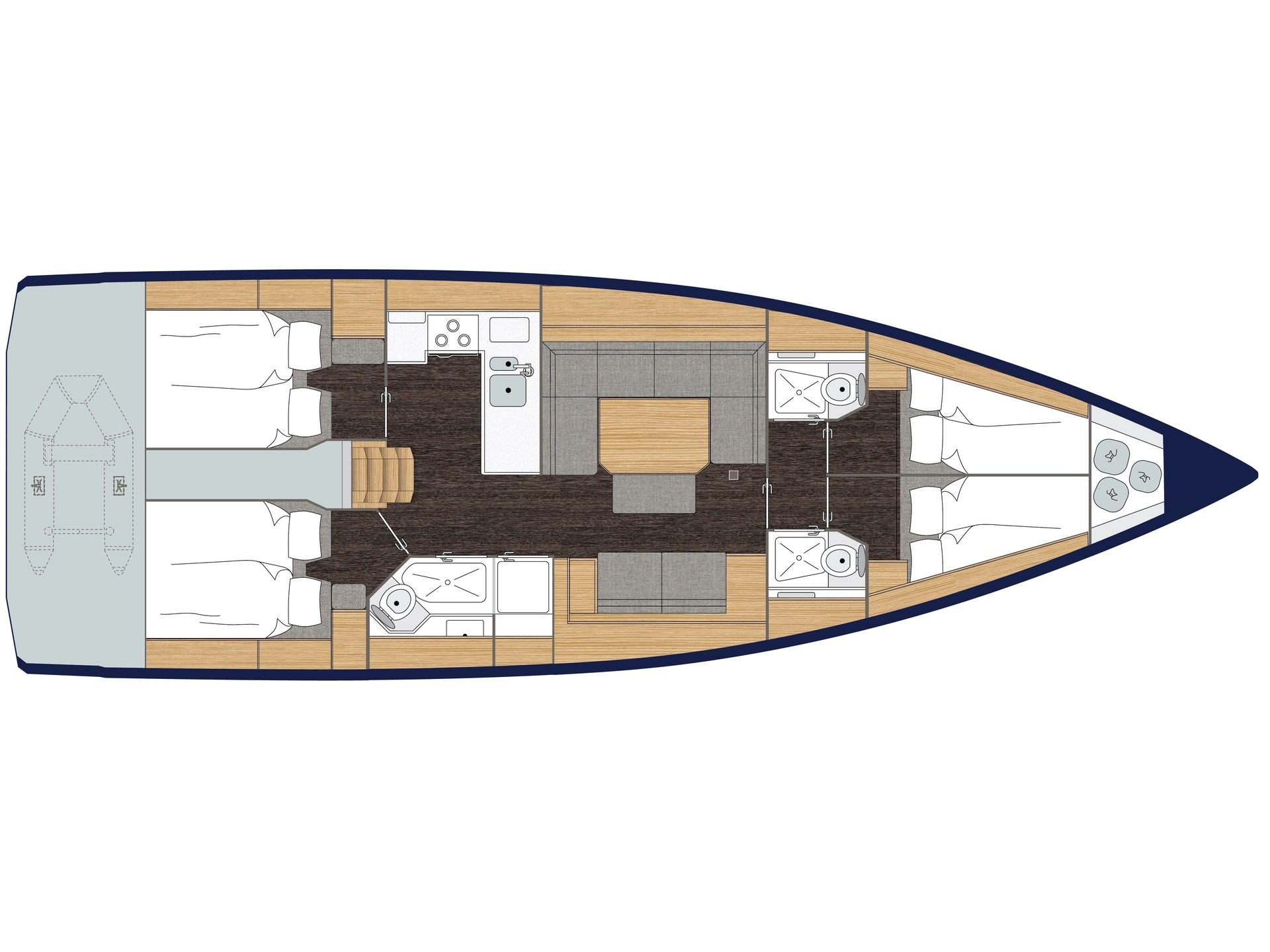 Bavaria C45 & GEN — photo 7