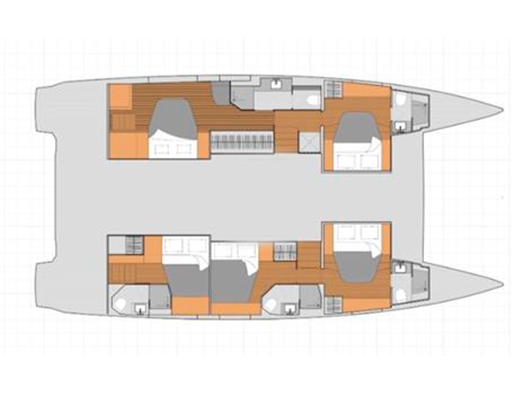 FOUNTAINE PAJOT AURA 51 (5 Cabinas) — photo 2