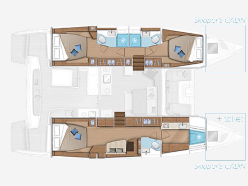 Lagoon 46 owner version — photo 11