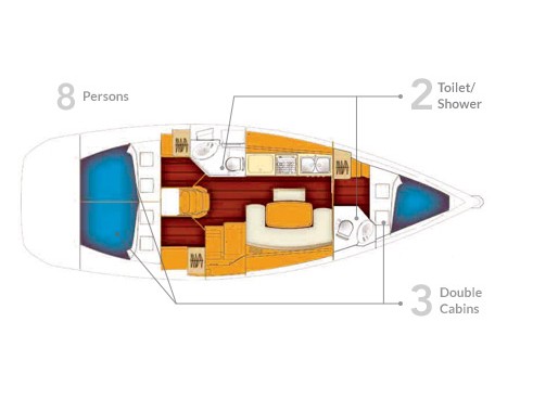 Beneteau Cyclades 39 — photo 2