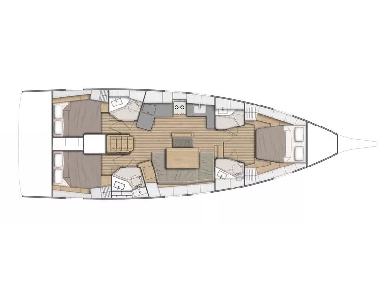Oceanis 46.1 (3 cab) — photo 10
