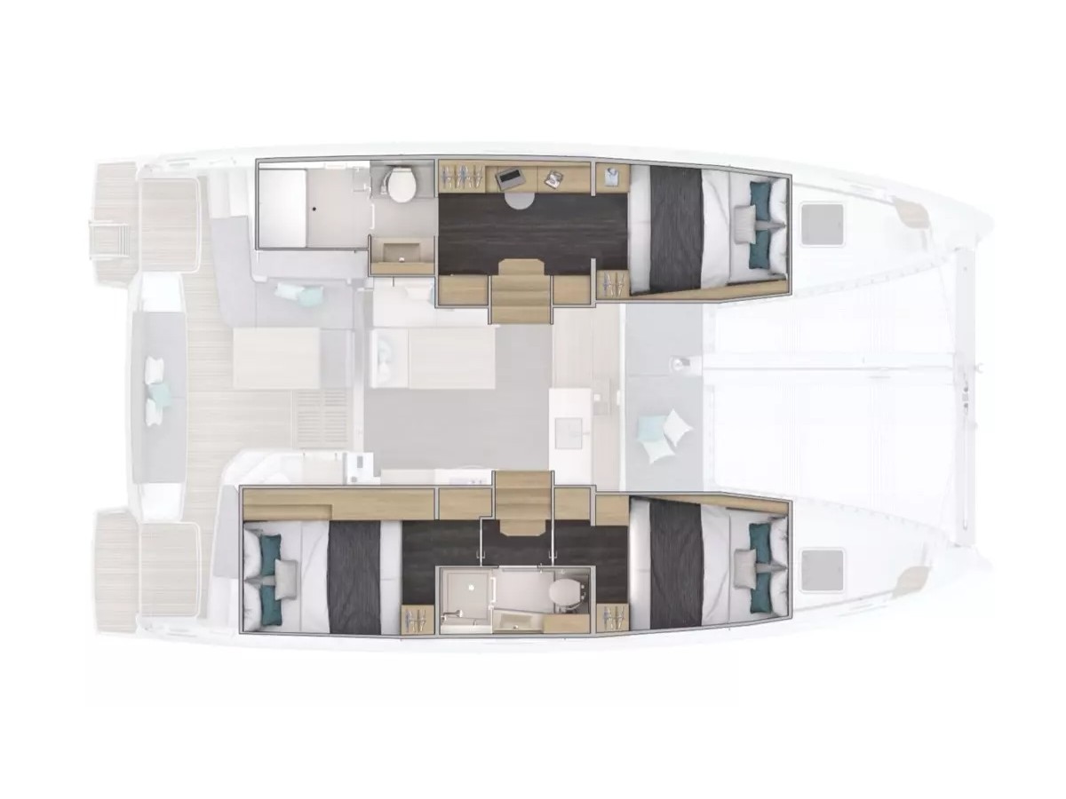 Lagoon 38 - 3cab — photo 6
