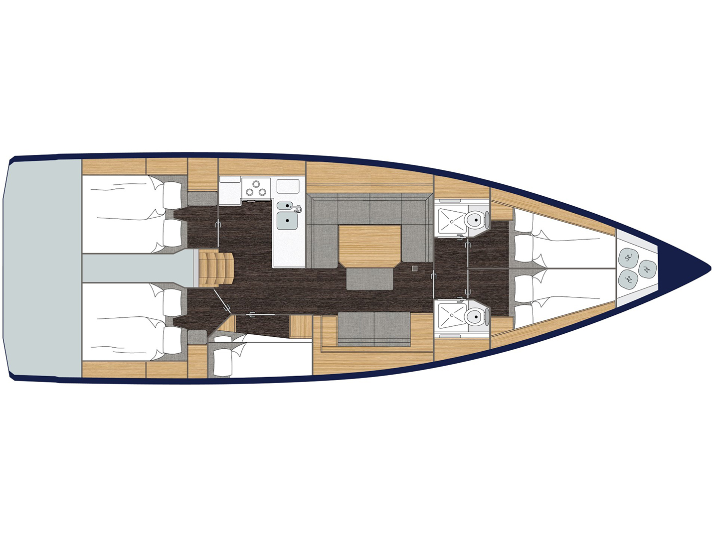 Bavaria C45 (5 cbs) — photo 3
