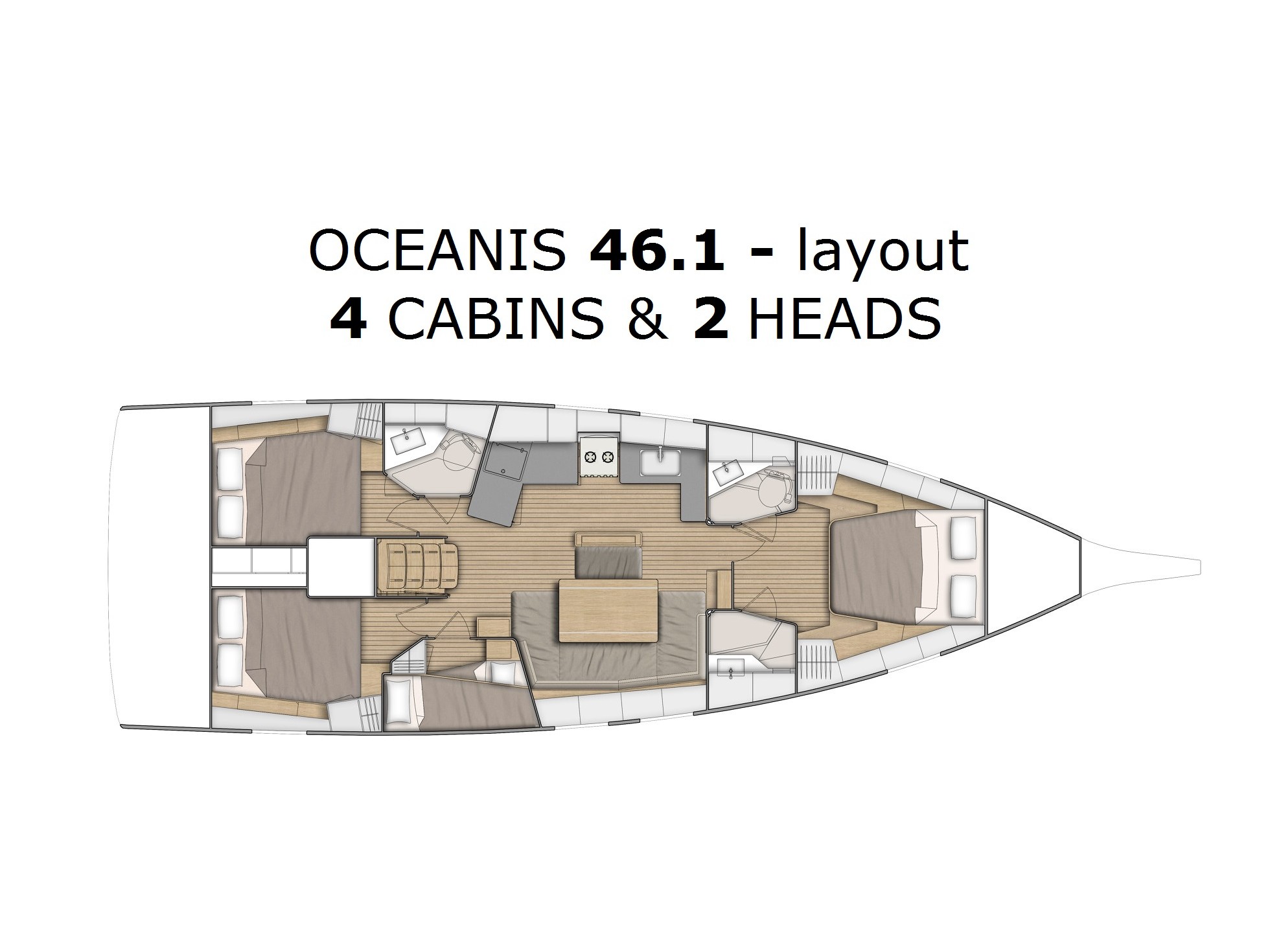 Oceanis 46.1 - owner version — photo 2