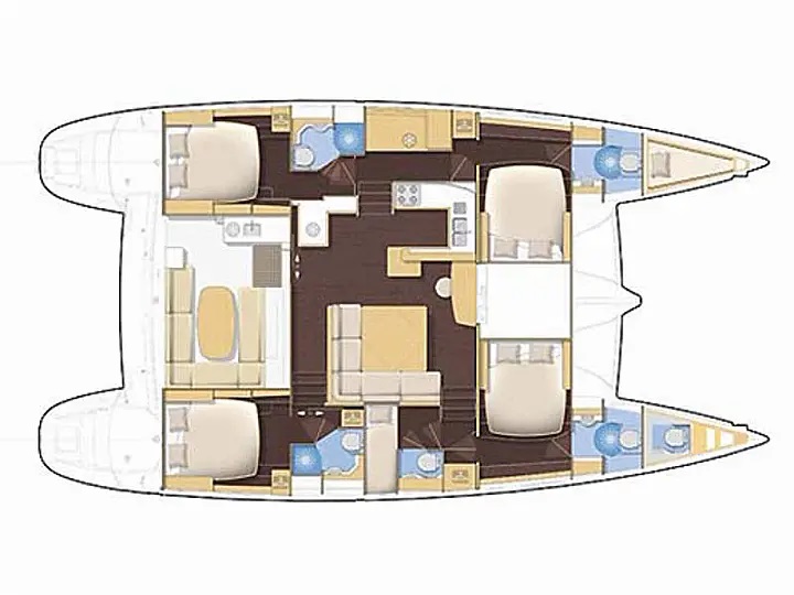 Lagoon 500 (5 cab) — photo 3