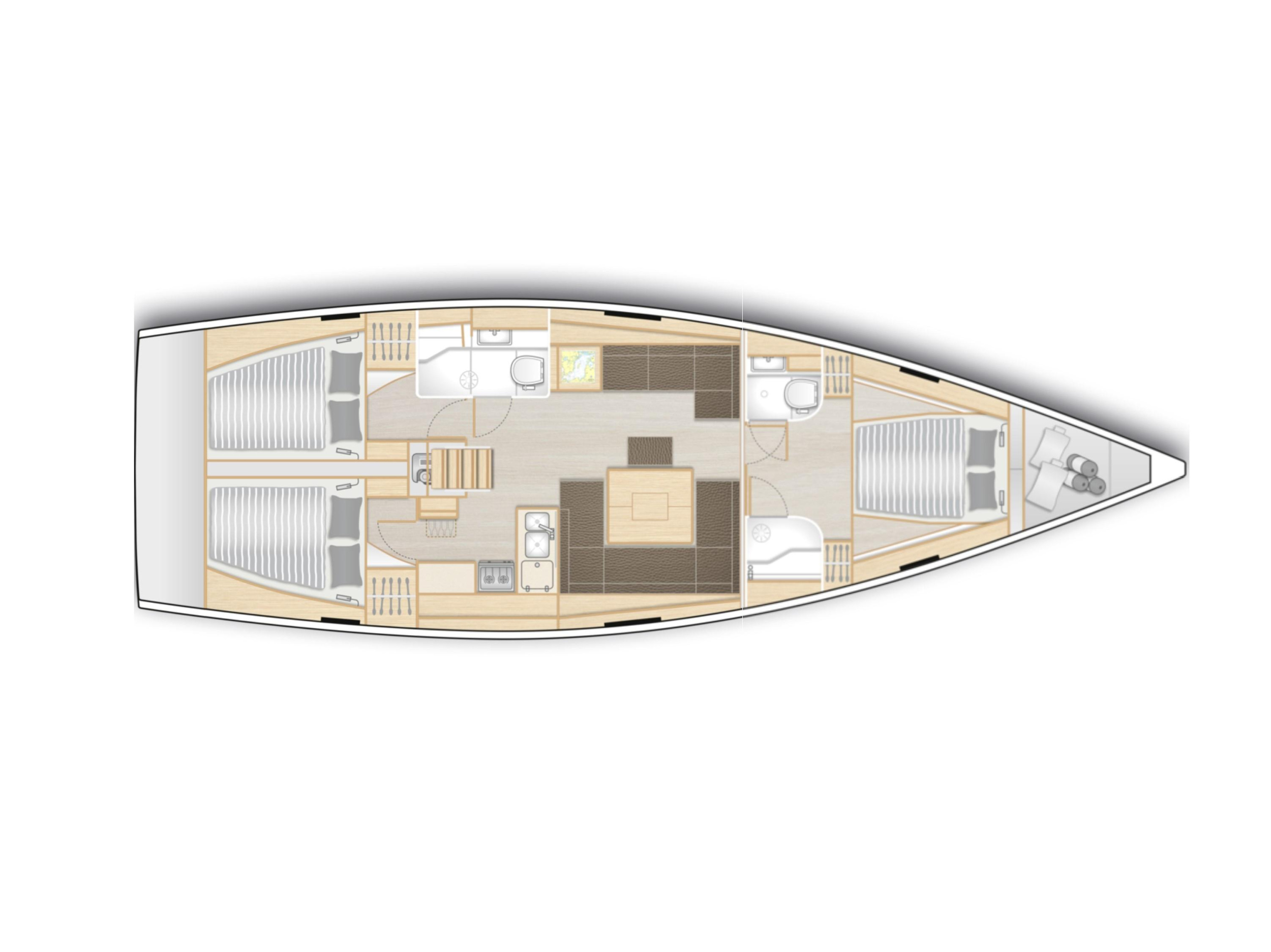 Hanse 458-Owner Edition LUX (GEN, AC, WATERMAKER) — photo 16