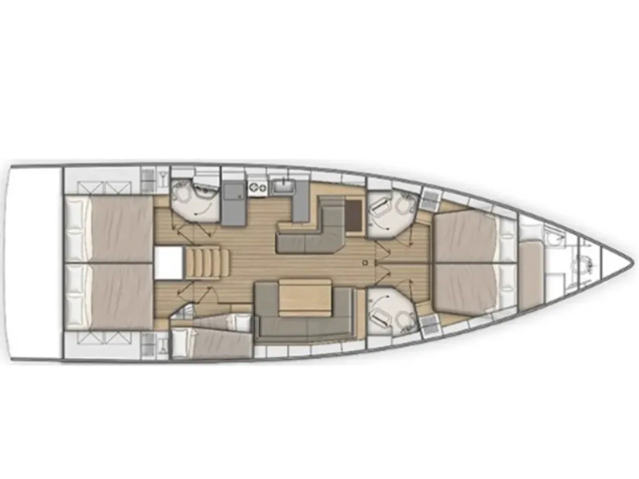 Oceanis 51.1 — photo 15