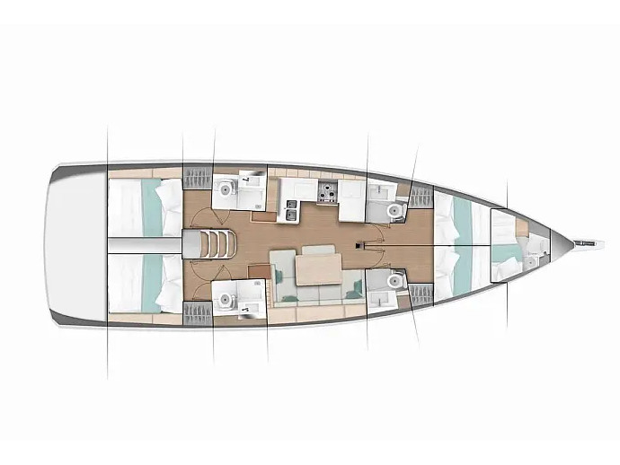 Sun Odyssey 490 4cab — photo 12