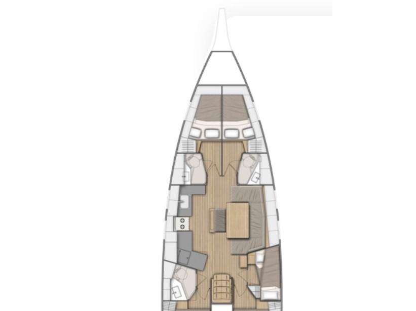 Oceanis 46.1 5 cabins — photo 2