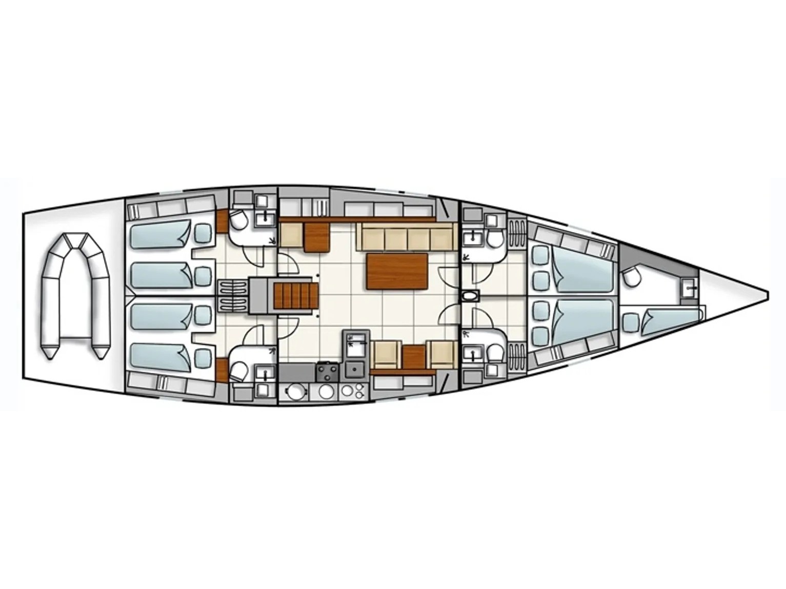 Hanse 540 — photo 7