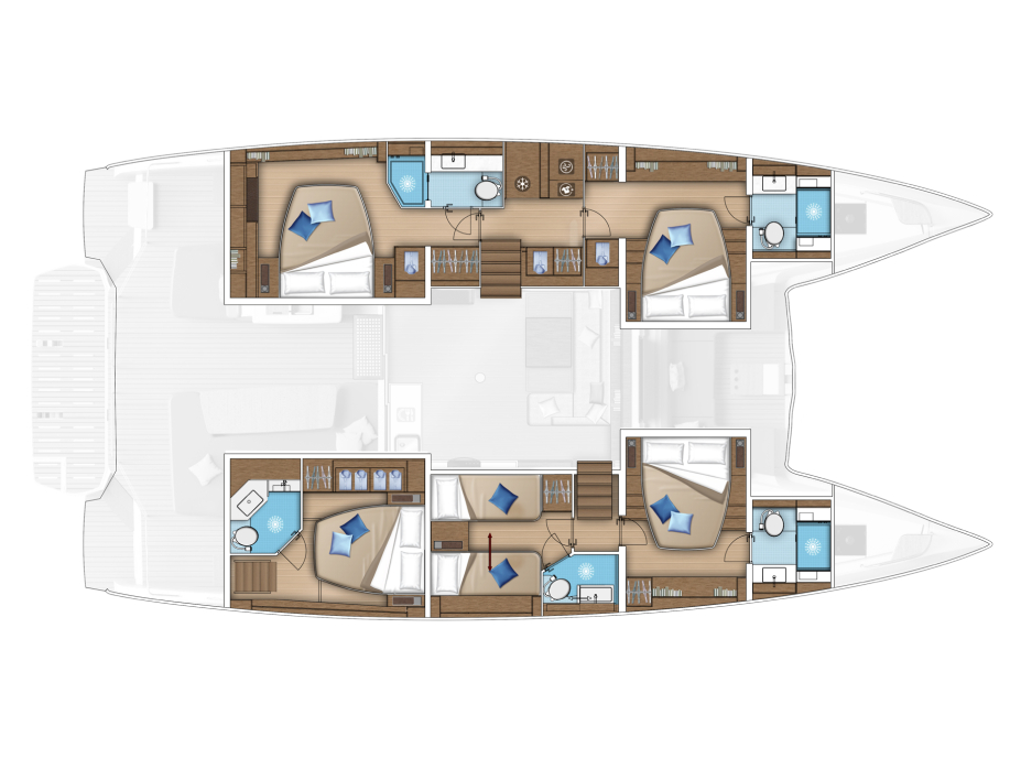 Lagoon 55_5 Cabins — photo 16