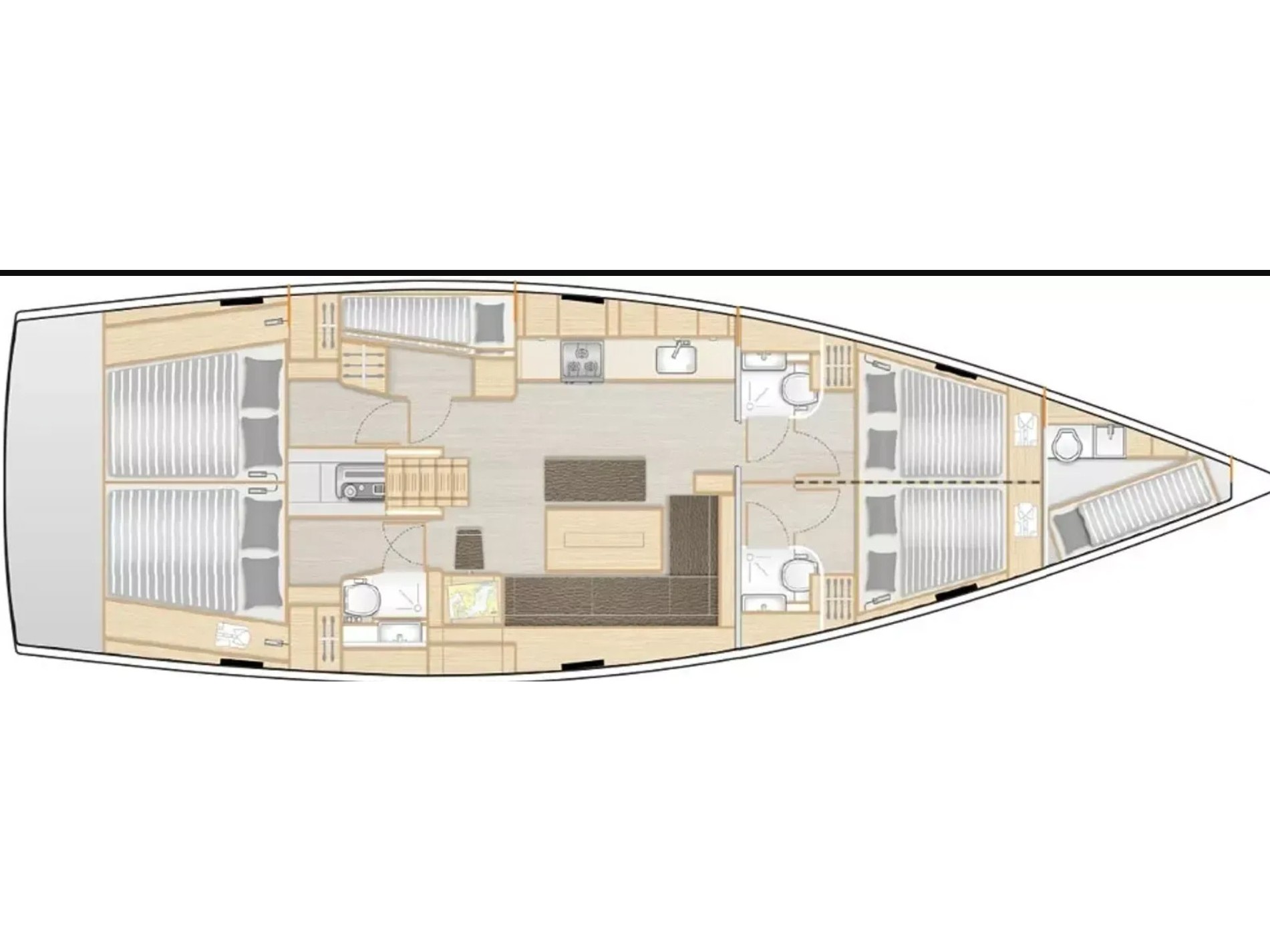 Hanse 508 (5 cab.) — photo 11