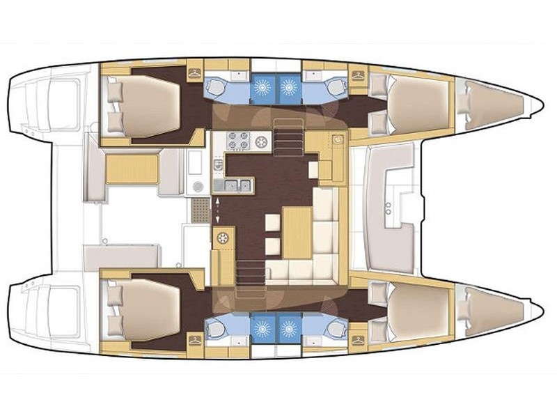 Lagoon 450 Fly (4 cab.) — photo 3