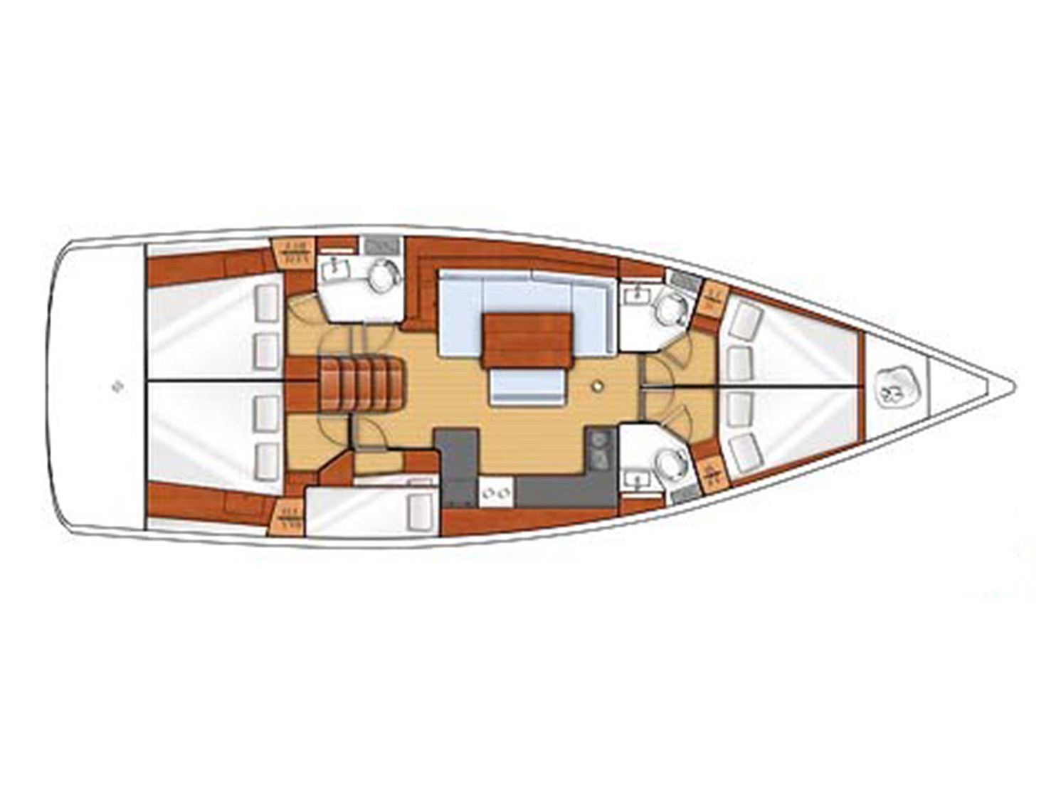 Oceanis 48 (5 cab.) — photo 5