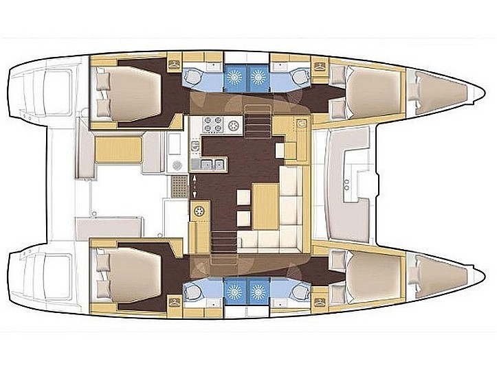 Lagoon 450 F (4 cab) — photo 4