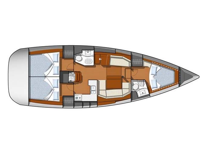 Sun Odyssey 42DS (3 cab.) — photo 2