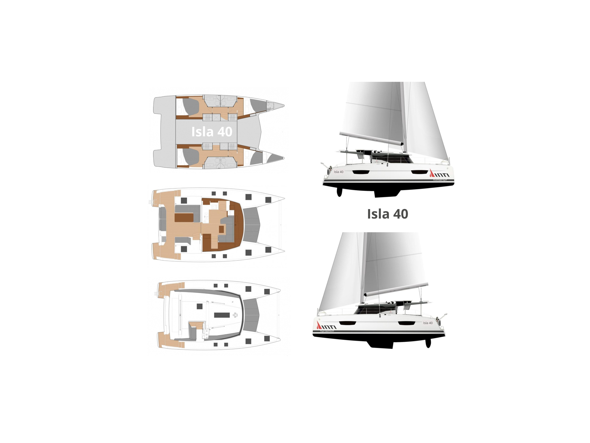 Fountaine Pajot Isla 40 (Wm-Ac in dinette-Gen-Sol.Pan) — photo 26