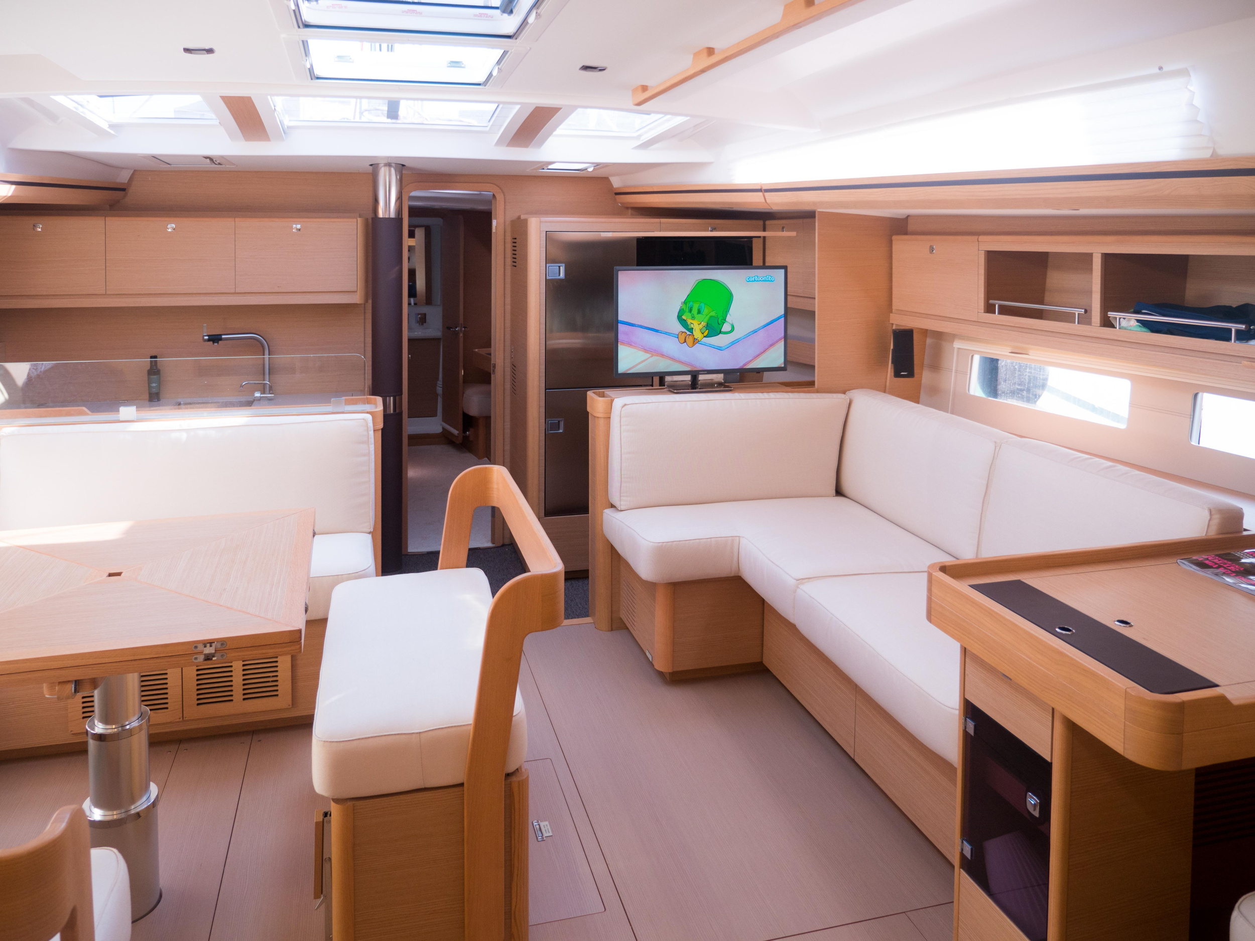 Dufour 56 Exclusive (Ac in all cabins+Wm+Gen+Bbq) — photo 27