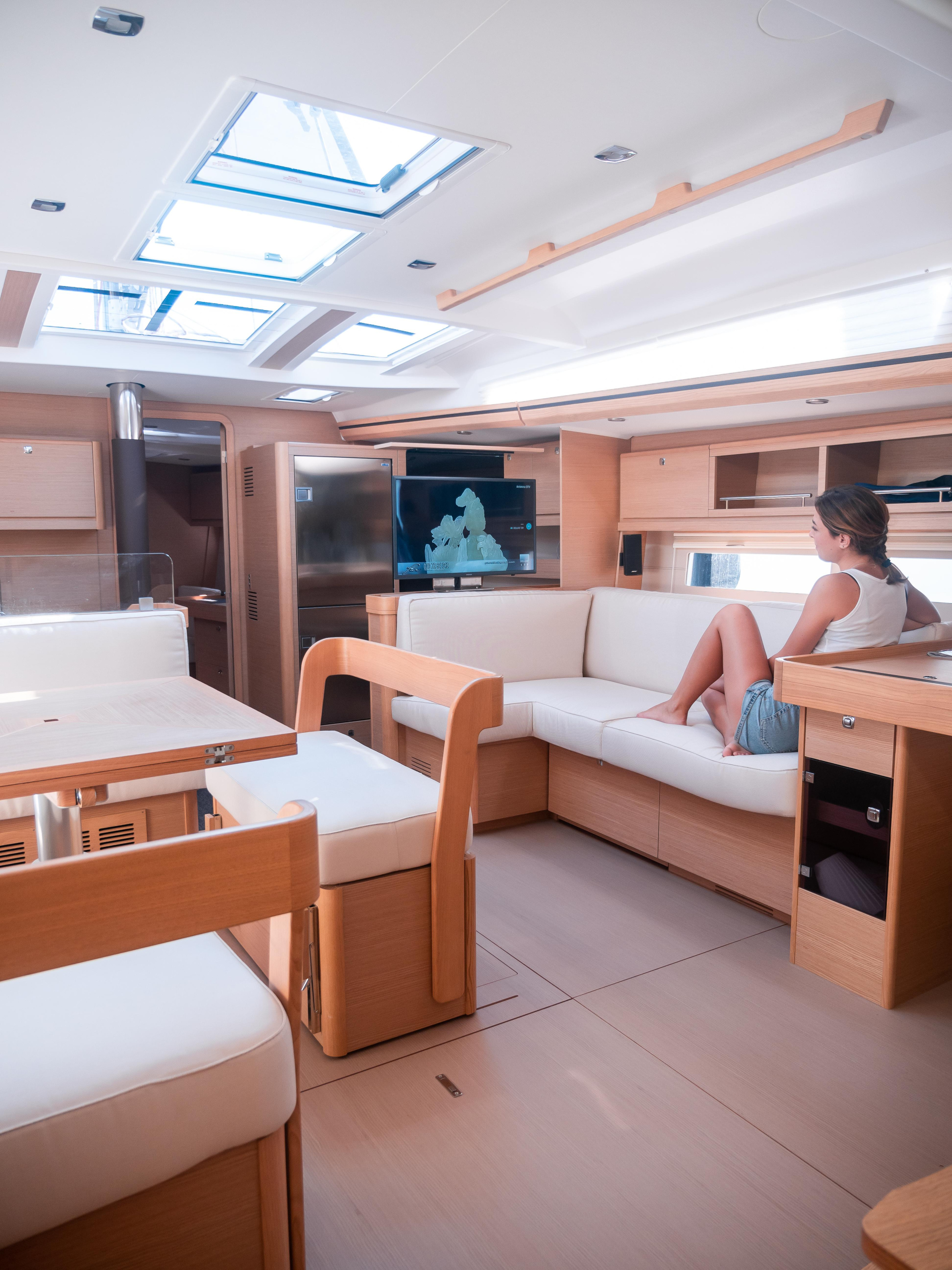 Dufour 56 Exclusive (Ac in all cabins+Wm+Gen+Bbq) — photo 24
