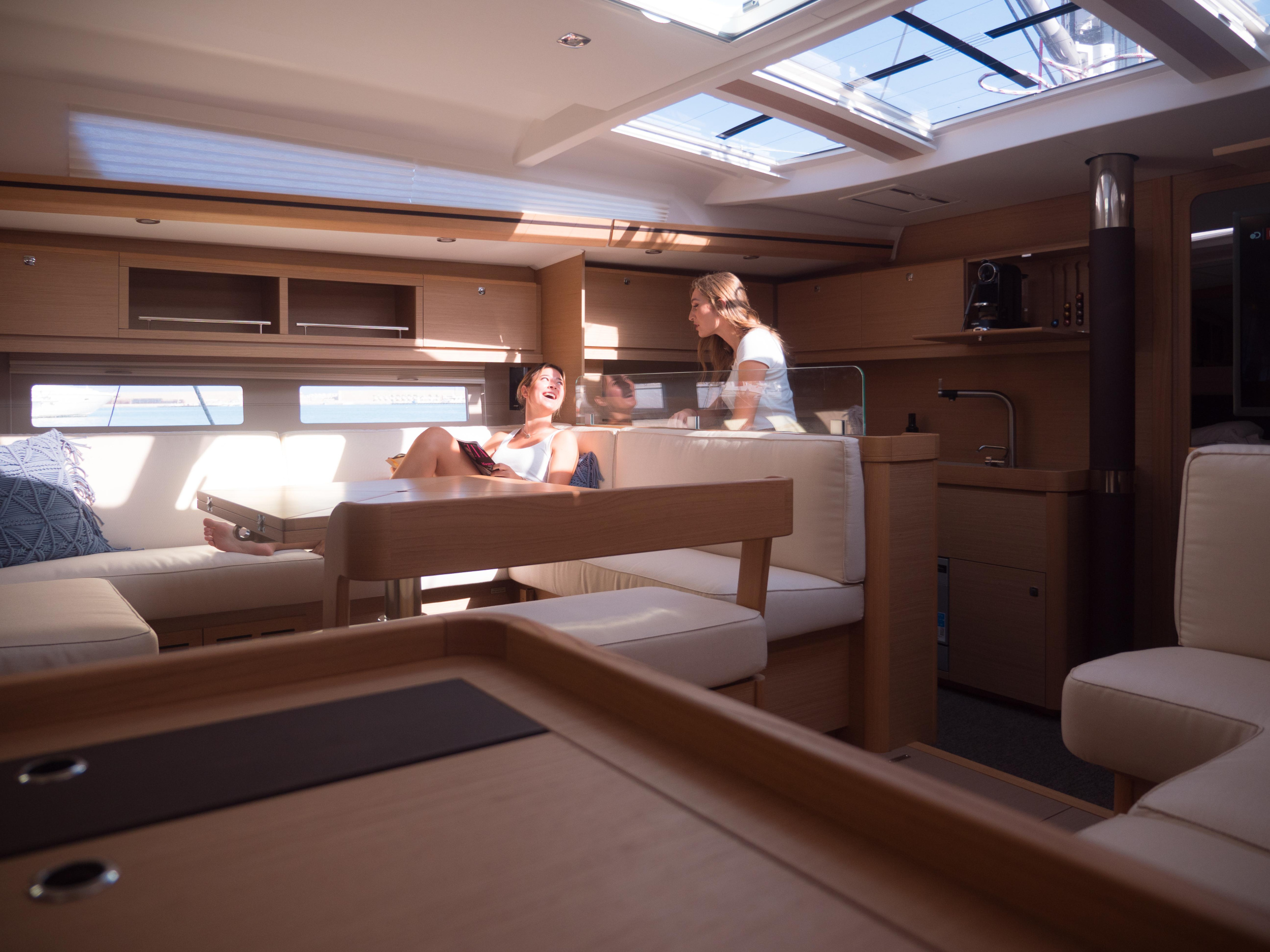 Dufour 56 Exclusive (Ac in all cabins+Wm+Gen+Bbq) — photo 2