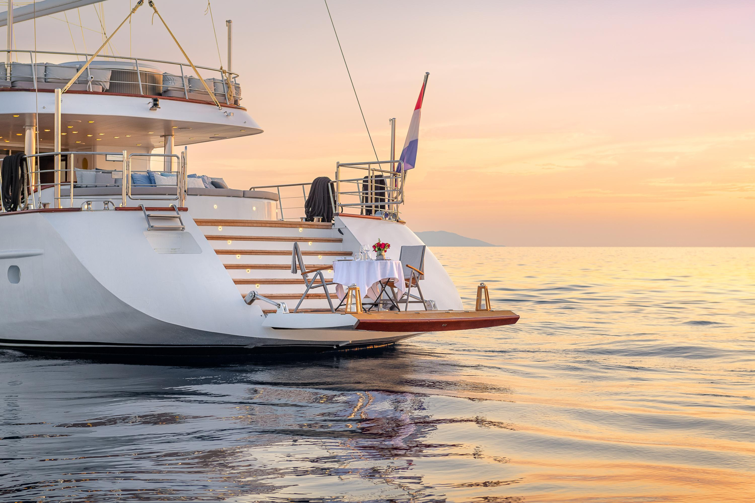 Luxury motor sailer — photo 7