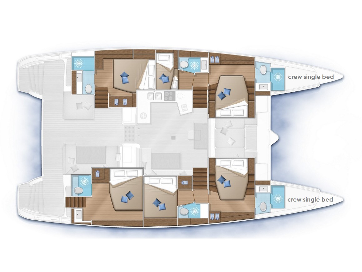 Lagoon 52 - 6 Cabin — photo 8