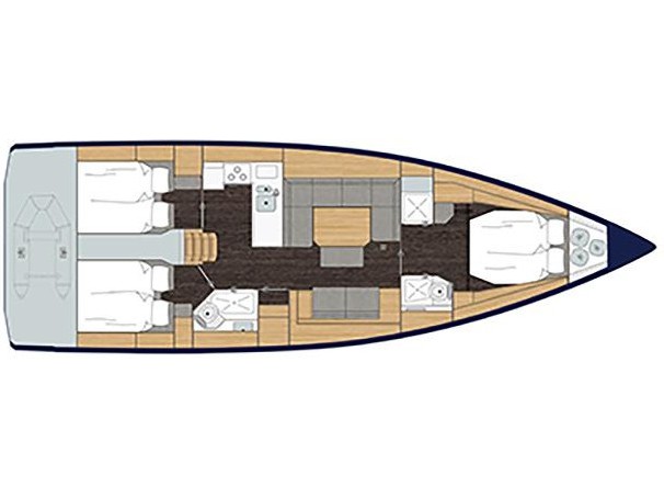 Bavaria C45 (3 cab.) — photo 2