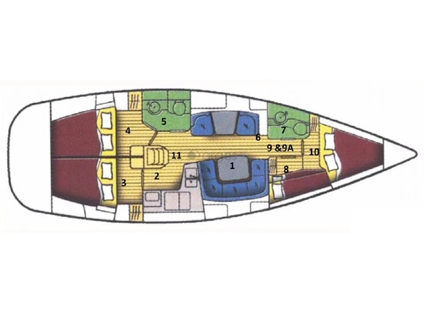 Sun Odyssey 43 — photo 16