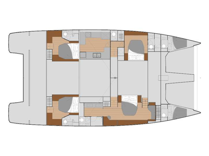 Fountaine Pajot Power Alegria 67 (4 cab) — photo 4
