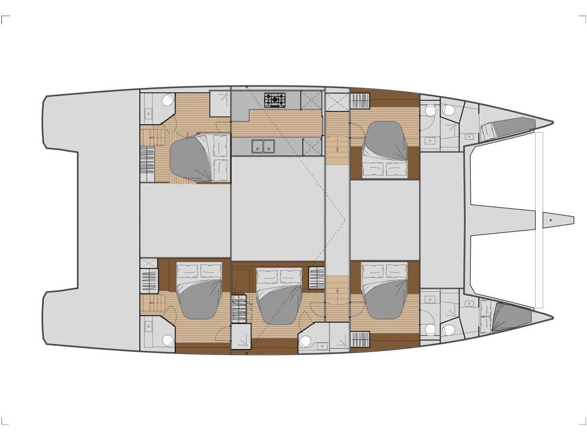 Fountaine Pajot Samana 59 (5 cab) — photo 6