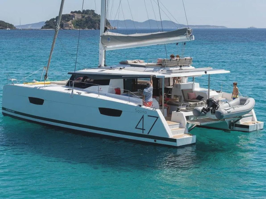Photo #1 - Fountaine Pajot Saona 47 (Parrot Ice) en Fort Burt Marina - 63174