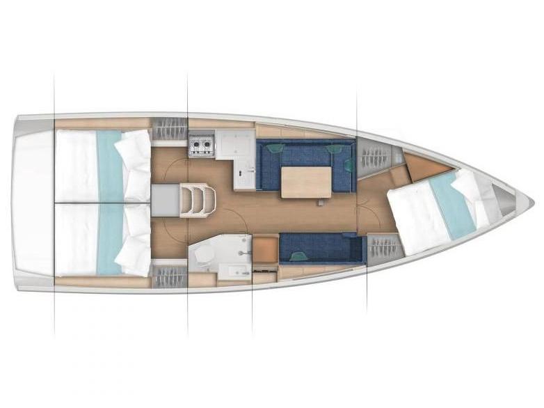 Photo #1 - Sun Odyssey 380 (ANCSIKA) en Marina - 61696
