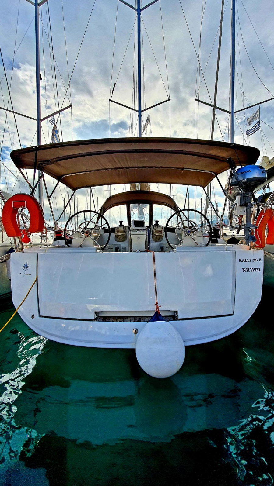 Photo #1 - Sun Odyssey 449 (Kalli Zoi II) en Corfu, Benitses Port Yacht Marina - 34897