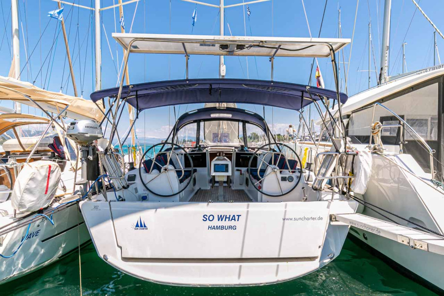 Photo #1 - Dufour 382 GL (So What) en Corfu, Gouvia Marina - 37517