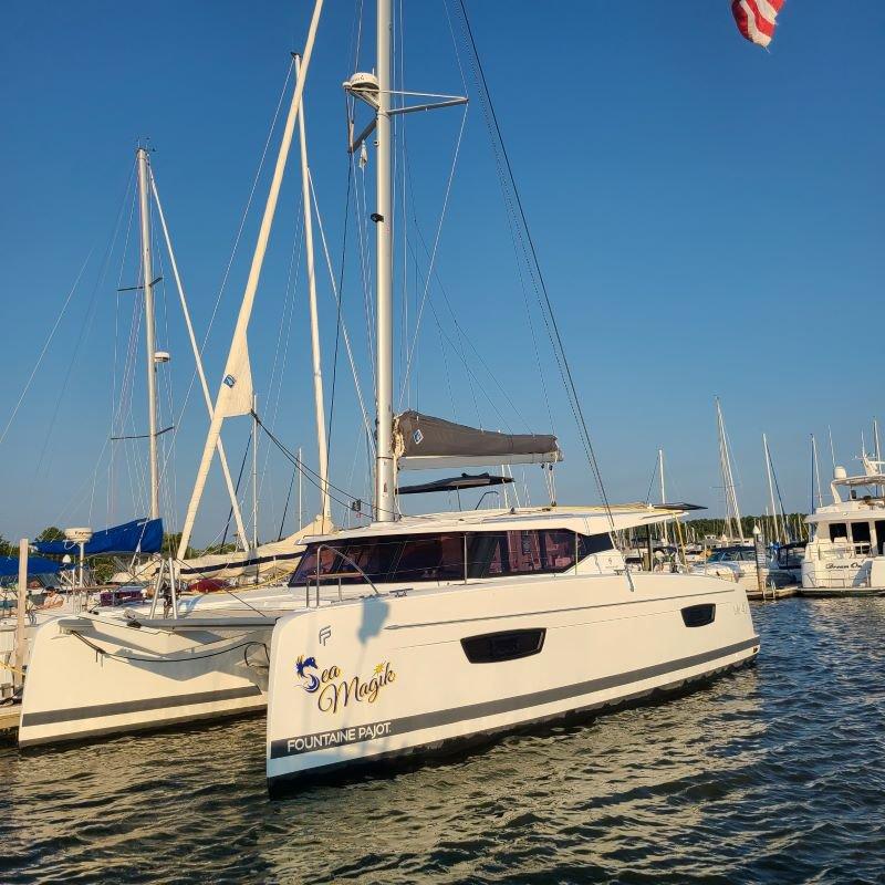 Photo #1 - Fountaine Pajot Isla 40 - 3 cab. (Sea Magik) en St. Thomas, Frenchtown Marina - 38272