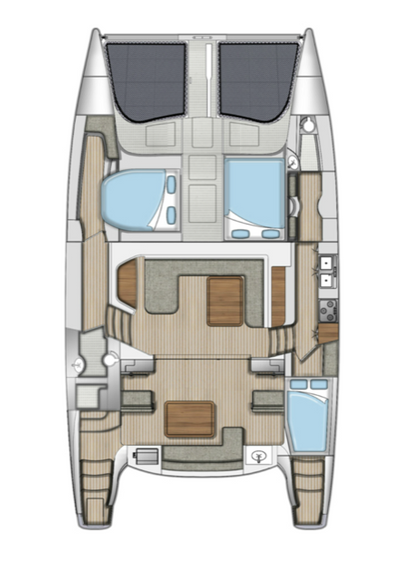 Photo #1 - Seawind 1260 (Imi Ola) en Bahamas, Abacos, Boat Harbour Marina - 39307