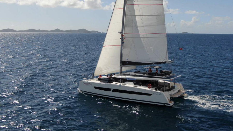 Photo #1 - Fountaine Pajot Aura 51 - 5 + 1 cab. (Vienna) en BVI, Tortola, Ritter House Marina - 40508